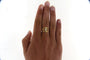 Bague 55 Bague Toi & Moi en or jaune 19 ct et diamants 58 Facettes cfmcd