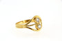 Bague 55 Bague Toi & Moi en or jaune 19 ct et diamants 58 Facettes cfmcd
