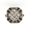 Bague 52 Bague Art déco en platine avec diamants et saphirs calibrés 58 Facettes 6343y