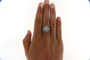 Bague 52 Bague Art déco en platine avec diamants et saphirs calibrés 58 Facettes 6343y