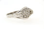 Bague 61 Bague Art déco en or jaune 18 carats et diamants 58 Facettes cfmcd