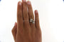 Bague 50 Bague Toi & Moi en or gris 18 carats et diamants 58 Facettes cfmcd