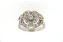 Bague 54 Bague Art déco en or gris 18 carats et diamants 58 Facettes 6471w