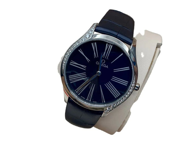 Montre Omega De Ville Trésor - Montre 39 mm quartz en acier 58 Facettes