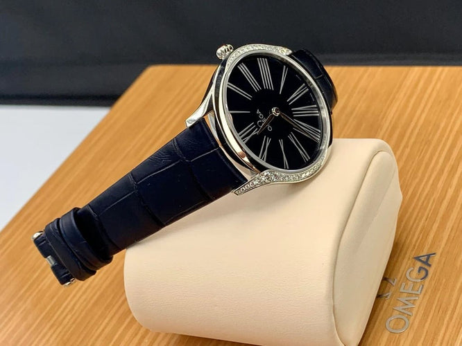 Montre Omega De Ville Trésor - Montre 39 mm quartz en acier 58 Facettes