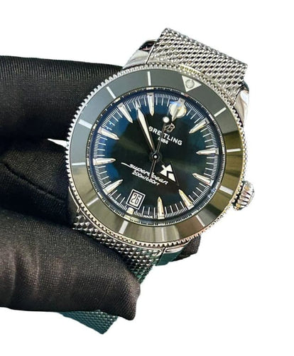 Montre Breitling Superocean Heritage B31 - Montre automatique 42 mm verte 58 Facettes AB3111361L1A1