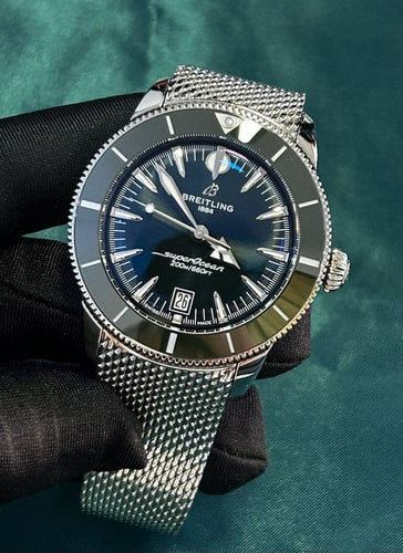 Montre Breitling Superocean Heritage B31 - Montre automatique 42 mm verte 58 Facettes AB3111361L1A1