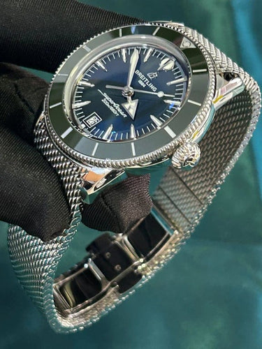 Montre Breitling Superocean Heritage B31 - Montre automatique 42 mm verte 58 Facettes AB3111361L1A1