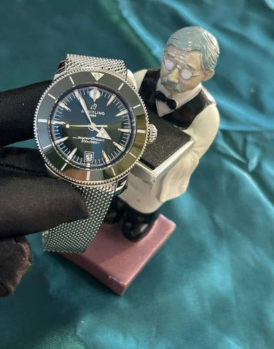 Montre Breitling Superocean Heritage B31 - Montre automatique 42 mm verte 58 Facettes AB3111361L1A1