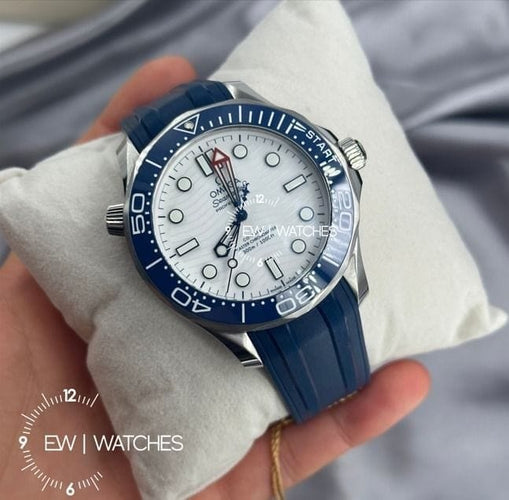 Montre OMEGA Seamaster Diver 300M - Montre 42 mm acier, cadran blanc 58 Facettes JDH