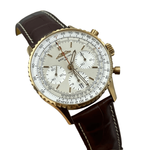 Montre Breitling Navitimer B01 - Montre chronographe 41 en or rouge 18 carats 58 Facettes IQT