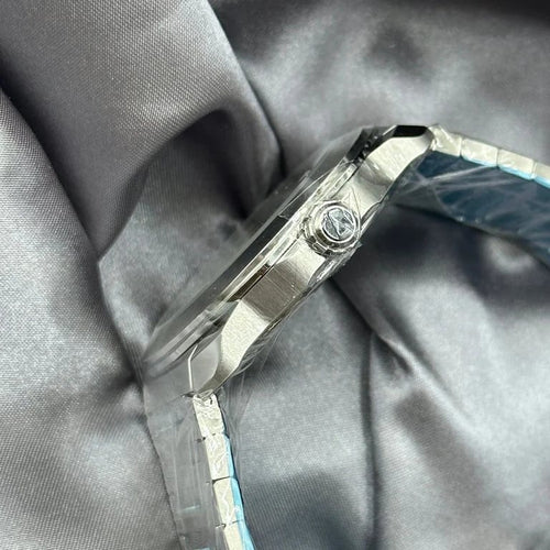 Montre Bvlgari Octo Roma - Montre automatique 41 mm en acier gris 58 Facettes