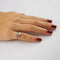 Bague 47.5 Bague toi & moi ancienne en or rose 18k, platine, perle et diamants 58 Facettes LOT 3096