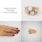 Bague 47.5 Bague toi & moi ancienne en or rose 18k, platine, perle et diamants 58 Facettes LOT 3096