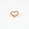 Broche Broche cœur - Rubis et diamants en or jaune 18k 58 Facettes LOT 1016