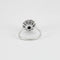 Bague 57.5 Bague fleur en or gris 18k et diamants 58 Facettes LOT E010