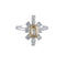 Bague 55 Solitaire - Bague en or blanc 18K avec diamant GIA 58 Facettes