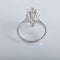 Bague 55 Solitaire - Bague en or blanc 18K avec diamant GIA 58 Facettes