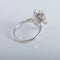 Bague 55 Solitaire - Bague en or blanc 18K avec diamant GIA 58 Facettes