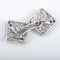 Boutons de manchette Boutons de manchette en platine - Diamants taille ancienne et saphirs 58 Facettes