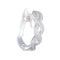 Boucles d'oreilles Boucles d’oreilles torsade en or blanc 18k et diamants 58 Facettes