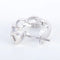 Boucles d'oreilles Boucles d’oreilles torsade en or blanc 18k et diamants 58 Facettes