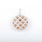 Pendentif Pendentif - Croisée de lignes en or blanc et jaune 18K et diamants 58 Facettes
