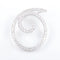 Pendentif Pendentif tourbillon en or blanc 18K et diamants 58 Facettes