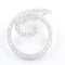 Pendentif Pendentif tourbillon en or blanc 18K et diamants 58 Facettes