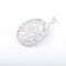 Pendentif Pendentif circulaire en or blanc 18K et diamants 58 Facettes
