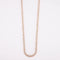 Collier Collier rivière en or rose 18K et diamants taille brillant 58 Facettes