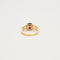 Bague 52 Bague en or jaune 18K avec rubis et diamants 58 Facettes