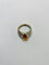 Bague 53 Bague jonc en or blanc 750 avec saphir jaune et diamants 58 Facettes 3190001