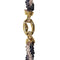 Bracelet Bracelet tressé en iolite et quartz rose, fermoir en or jaune et diamants 58 Facettes 42250018