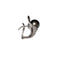 Boucles d'oreilles Arome - Boucles d’oreilles en or gris avec perles de Tahiti et diamants 58 Facettes 46950007