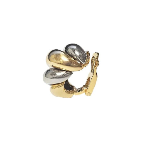 Boucles d'oreilles Van Cleef & Arpel - Boucles d’oreilles clips en or jaune et or blanc 58 Facettes 56150311