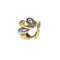 Boucles d'oreilles Van Cleef & Arpel - Boucles d’oreilles clips en or jaune et or blanc 58 Facettes 56150311