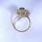 Bague 58 Bague Art déco en or jaune 750 avec émeraude et diamants 58 Facettes