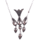 Pendentif Pendentif ancien colombe Saint-Esprit en or rose 750 et grenats 58 Facettes