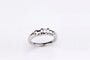 Bague 53 Bague en or blanc 18 carats avec diamant 0,15 ct 58 Facettes