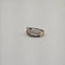 Bague 50 Bague demi-alliance en or blanc 18 carats et diamants 58 Facettes