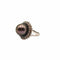 Bague 53.5 Bague en or blanc 18 carats, perle grise et diamants 58 Facettes 21015304