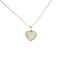 Pendentif Van Cleef & Arpels - Pendentif cœur pavé de diamants en or jaune et platine 58 Facettes MB6