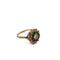 Bague 51 Bague de soirée vintage en or blanc 18 carats, émeraudes et diamants 58 Facettes 21005961