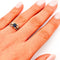 Bague 54 Bague de fiançailles en or blanc 18 carats, saphir et diamants 58 Facettes 21006623