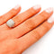 Bague 52 Tiffany & Co Sugar Stack - Bague en or blanc 18 carats et diamants 58 Facettes 21010668