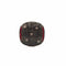 Bague 54 Bague habillée en or blanc 18 carats, diamants noirs, diamants et rubis 58 Facettes 21006500