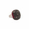 Bague 54 Bague habillée en or blanc 18 carats, diamants noirs, diamants et rubis 58 Facettes 21006500