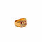 Bague 52.5 Bague en or jaune 18 carats à diamants et rubis 58 Facettes 21024320