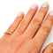 Bague 48 Bague en or blanc 18 carats avec saphir cœur et diamants 58 Facettes 21002267